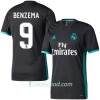 Fotbalové dresy Real Madrid Benzema Venkovní Dres 2017/18 Krátký Rukáv