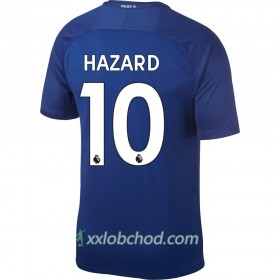 Fotbalové dresy Chelsea Hazard Domácí Dres 2017/18 Krátký Rukáv