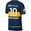 Fotbalové dresy Boca Juniors Maradona Domácí Dres 2017/18 Krátký Rukáv