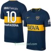 Fotbalové dresy Boca Juniors Maradona Domácí Dres 2017/18 Krátký Rukáv
