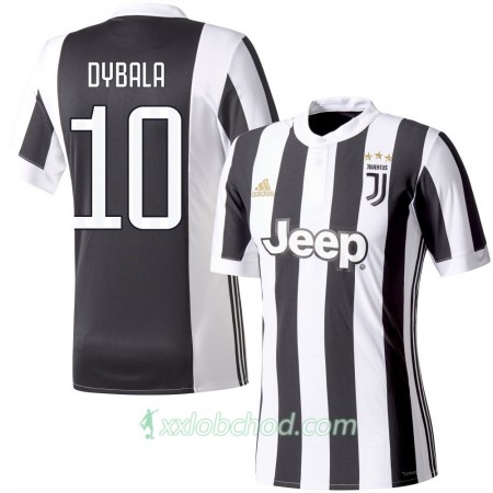 Fotbalové dresy Juventus FC Dybala 10 Domácí Dres 2017/18 Krátký Rukáv