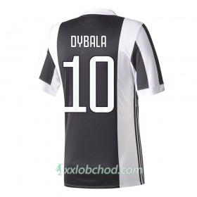Fotbalové dresy Juventus FC Dybala 10 Domácí Dres 2017/18 Krátký Rukáv