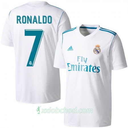 Fotbalové dresy Real Madrid Ronaldo Domácí Dres 2017/18 Krátký Rukáv