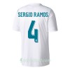 Fotbalové dresy Real Madrid Sergio Ramos Domácí Dres 2017/18 Krátký Rukáv