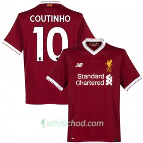 Fotbalové dresy Liverpool Coutinho Domácí Dres 2017/18 Krátký Rukáv
