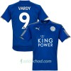Fotbalové dresy Leicester City Vardy Domácí Dres 2017/18 Krátký Rukáv