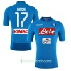 Fotbalové dresy SSC Neapol Hamsik 17 Domácí Dres 2017/18 Krátký Rukáv