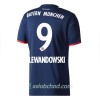 Fotbalové dresy FC Bayern Mnichov Lewandowski 9 Venkovní Dres 2017/18 Krátký Rukáv