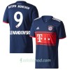 Fotbalové dresy FC Bayern Mnichov Lewandowski 9 Venkovní Dres 2017/18 Krátký Rukáv