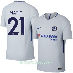 Fotbalové dresy Chelsea Matic Venkovní Dres 2017/18 Krátký Rukáv
