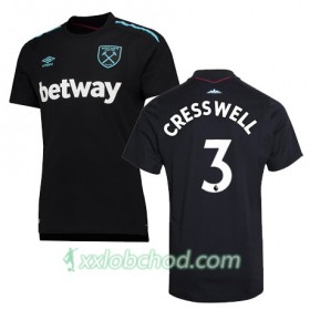 Fotbalové dresy West Ham United CRESSWELL Venkovní Dres 2017/18 Krátký Rukáv