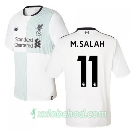 Fotbalové dresy Liverpool SALAH 11 Venkovní Dres 2017/18 Krátký Rukáv