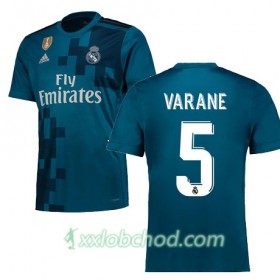 Fotbalové dresy Real Madrid VARANE 5 Alternativní Dres 2017/18 Krátký Rukáv