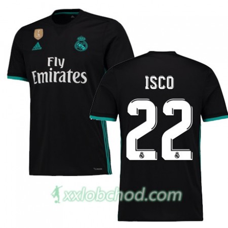 Fotbalové dresy Real Madrid ISCO 22 Venkovní Dres 2017/18 Krátký Rukáv