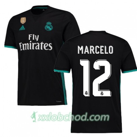 Fotbalové dresy Real Madrid MARCELO 12 Venkovní Dres 2017/18 Krátký Rukáv