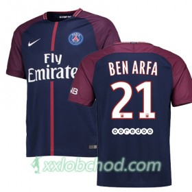 Fotbalové dresy Paris SG HATEM BEN ARFA 21 Domácí Dres 2017/18 Krátký Rukáv