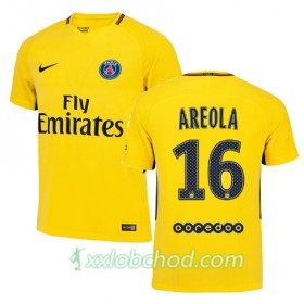 Fotbalové dresy Paris SG ALPHONSE AREOLA 16 Venkovní Dres 2017/18 Krátký Rukáv