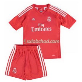 Fotbalové dresy Real Madrid Brankářské Dětské Venkovní Dres 2017/18 Krátký Rukáv