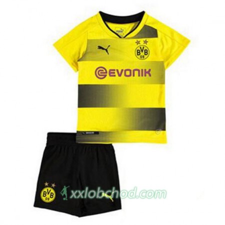 Fotbalové dresy Borussia Dortmund Dětské Domácí Dres 2017/18 Krátký Rukáv
