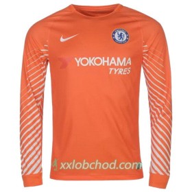 Fotbalové dresy Chelsea Brankářské Domácí Dres 2017/18 Dlouhý Rukáv