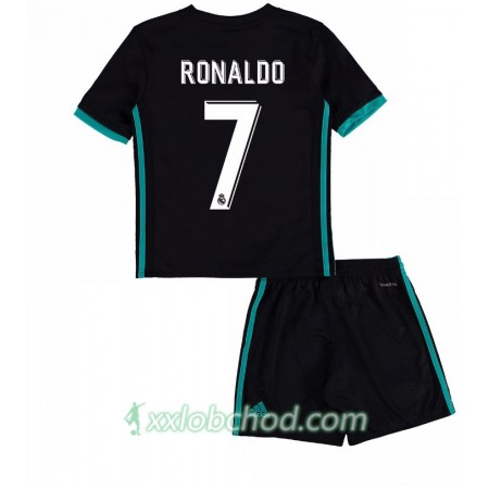 Fotbalové dresy Real Madrid Cristiano Ronaldo 7 Dětské Venkovní Dres 2017/18 Krátký Rukáv
