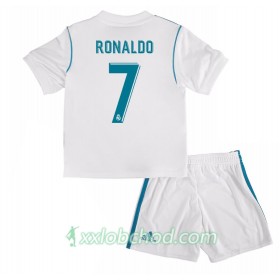 Fotbalové dresy Real Madrid Cristiano Ronaldo 7 Dětské Domácí Dres 2017/18 Krátký Rukáv