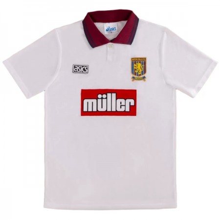 Fotbalové dresy Aston Villa 1994-95 Retro Domácí Dres Krátký Rukáv