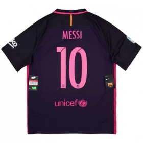 Fotbalové dresy Barcelona Messi 10 2016-17 Retro Venkovní Dres Krátký Rukáv