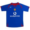Fotbalové dresy Manchester United 2005-06 Retro Venkovní Dres Krátký Rukáv