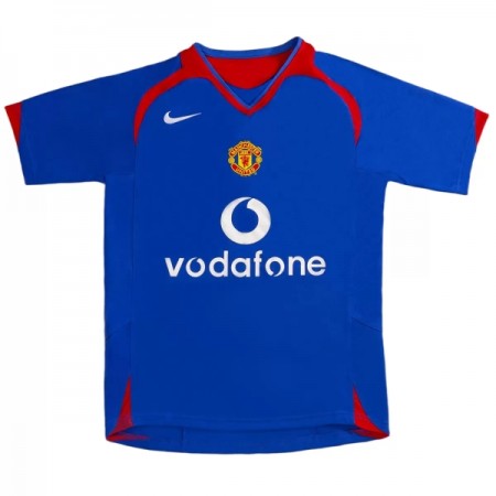 Fotbalové dresy Manchester United 2005-06 Retro Venkovní Dres Krátký Rukáv