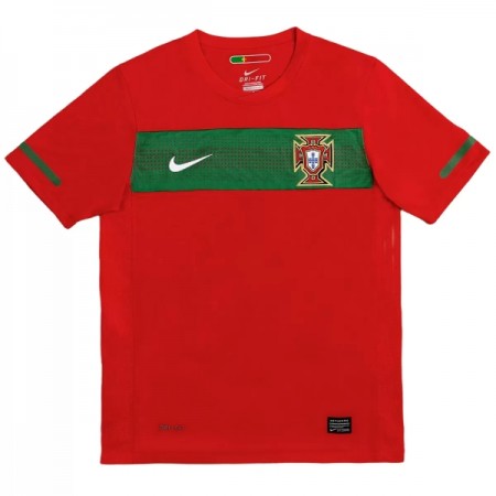 Fotbalové dresy Portugalsko 2010 Retro Domácí Dres Krátký Rukáv Fotbalové dresy Portugalsko 2010 Retro Domácí Dres Krátký Rukáv