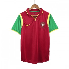 Fotbalové dresy Portugalsko Retro Domácí Dres 1998 Krátký Rukáv
