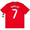 Fotbalové dresy Portugalsko Ronaldo 7 2010 Retro Domácí Dres Krátký Rukáv