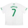 Fotbalové dresy Portugalsko Ronaldo 7 2010 Retro Venkovní Dres Krátký Rukáv