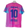 Fotbalové dresy Barcelona Lamine Yamal 10 2025-26 Červená Krátký Rukáv Speciální Fotbalové dresy Barcelona Lamine Yamal 10 2025-26 Červená Krátký Rukáv Speciální