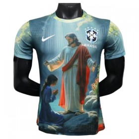 Fotbalové dresy Brazílie x Christ 2025 Krátký Rukáv Speciální