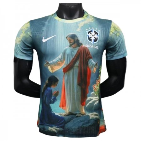 Fotbalové dresy Brazílie x Christ 2025 Krátký Rukáv Speciální