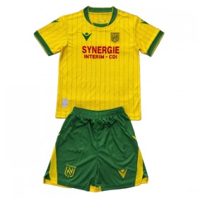 Fotbalové dresy FC Nantes Dětské Domácí Dres 2025-26 Krátký Rukáv