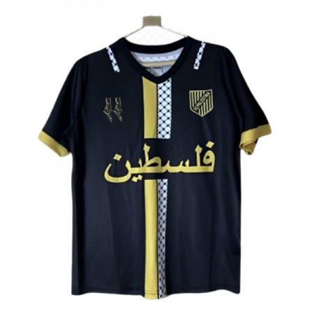 Fotbalové dresy FC Palestina 2025-26 Černá Krátký Rukáv