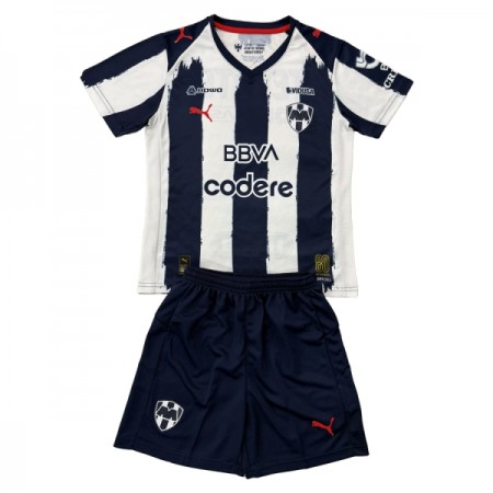 Fotbalové dresy Rayados C.F. Monterrey Dětské Domácí Dres 2025-26 Krátký Rukáv