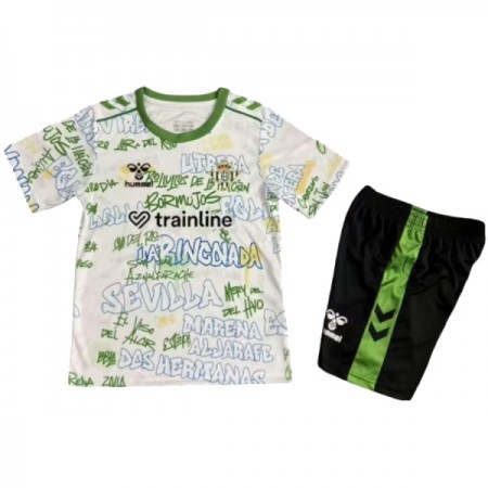 Fotbalové dresy Real Betis Pre-Match Dětské 2025-26 Krátký Rukáv