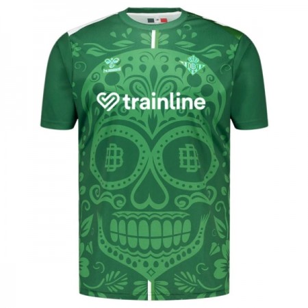 Fotbalové dresy Real Betis x Dia de Muertos Pre-Match 2025-26 Krátký Rukáv