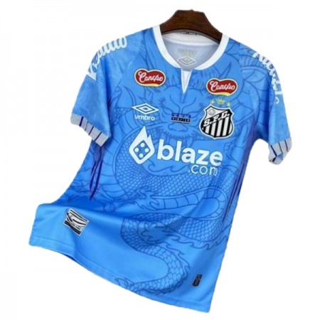 Fotbalové dresy Santos FC Dragon 2025-26 Modrá Krátký Rukáv