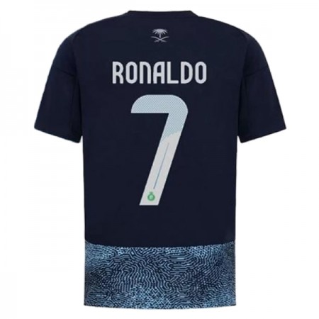 Fotbalové dresy Al Nassr Ronaldo 7 Venkovní Dres 2025-26 Krátký Rukáv