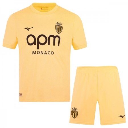 Fotbalové dresy AS Monaco Dětské Alternativní Dres 2025-26 Krátký Rukáv