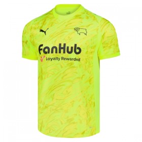 Fotbalové dresy Derby County Brankářské 2025-26 Žlutá Krátký Rukáv