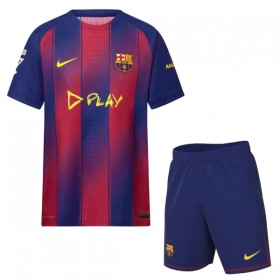 Fotbalové dresy FC Barcelona x Ed Sheeran Dětské 2025-26 Krátký Rukáv Speciální