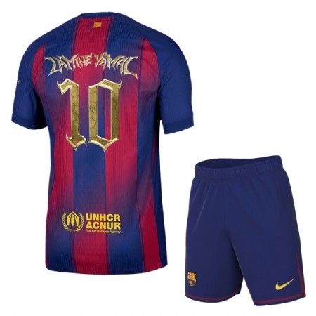 Fotbalové dresy FC Barcelona x Kopa Trophy Lamine Yamal 10 Dětské 2025-26 Krátký Rukáv