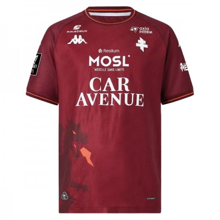Fotbalové dresy FC Metz Domácí Dres 2025-26 Krátký Rukáv