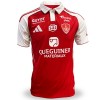 Fotbalové dresy Stade Brestois Domácí Dres 2025-26 Krátký Rukáv